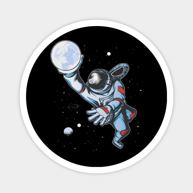 Space Dunk Magnet by LAPublicTees